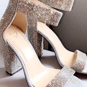 sparkling heels.